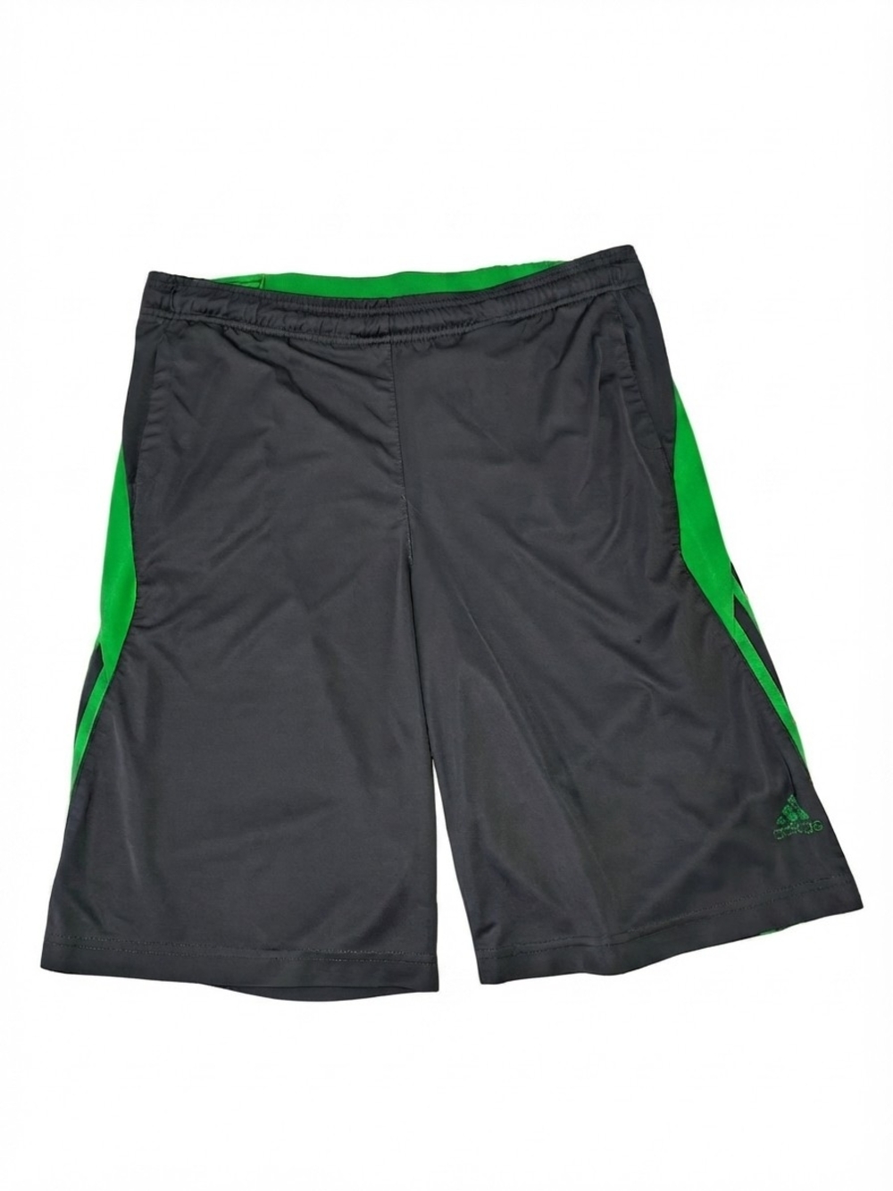 Adidas For Boys Black & Green Athletic Shorts Size XL